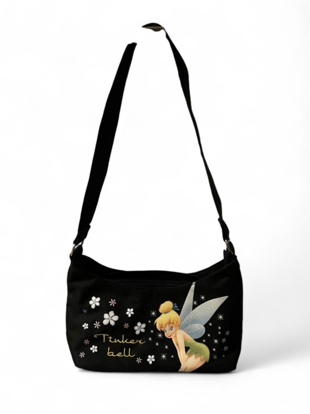 Tinker Bell Black Shoulder Mini Purse